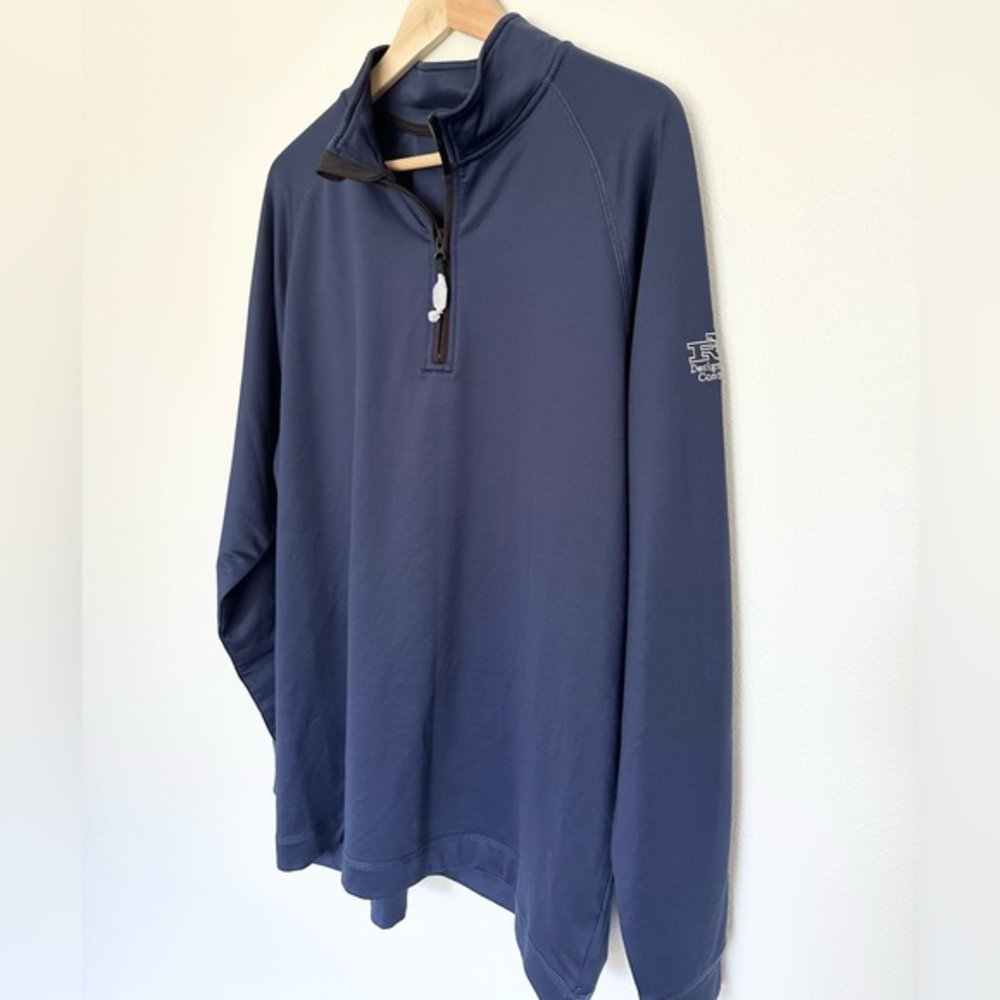 Cutter & Buck Navy DryTec Quarter Zip NWT‎ Size L